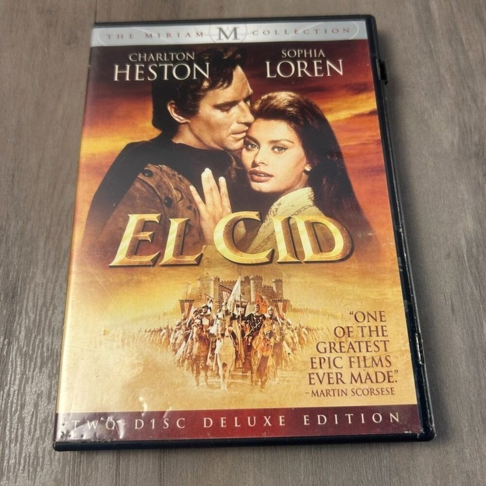 El Cid Two-Disc Deluxe Edition DVD Charlton Heston & Sophia Loren